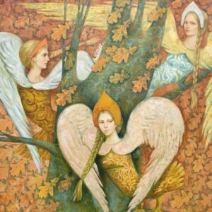 "Осеннее трио" из серии "Райские птицы"